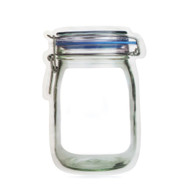 Glass Jar Large Zipper Bags (Set of 2) (KIK CU145)