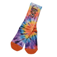 texas Longhorn Multi-Tie Dye hook 'em Socks (