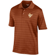Texas Longhorn Champion Vault Angry Bevo Polo Textured Stripe (3 Colors) (CT3012475)