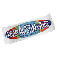 Keep Austin Weird Oval Static Decal (5354STIC)