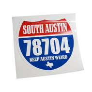 South Austin 78704 Sticker (2166STIC)