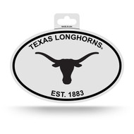 Texas Longhorn Oval Logo Black Sticker (OVB260101)