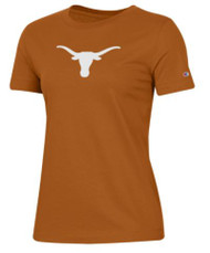 Texas Longhorn Ladies Single Bevo Logo Tee (C6000475-465)