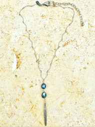 Treska Gallery Freshwater Pearl Spear Necklace (TG91457)