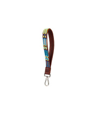 Consuela Blueberry Leather Wristlet Strap (9078)