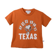 Texas Longhorn Toddler Snoopy Hook 'em Tee (341)
