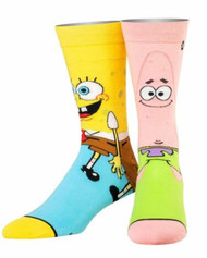 Sponge Bob & Patrick Mens' Crew Socks (OSSBSPSBPT)