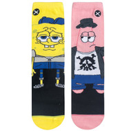 Sponge Bob Hipsters Kids' Crew Socks (13034K7ONCD)