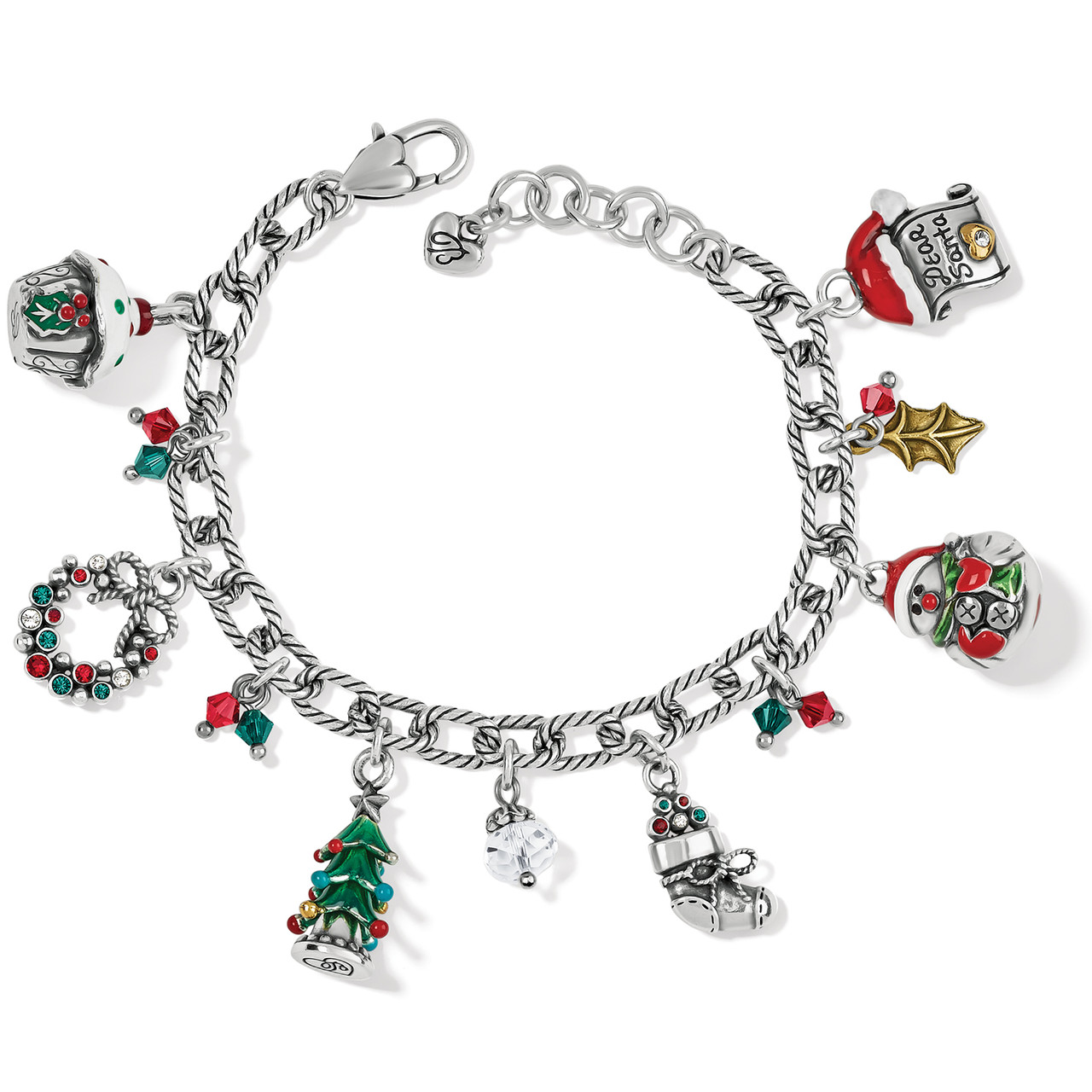 Brighton Joys of Christmas Charm Bracelet (JF9083) - Sue Patrick
