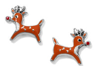 Brighton Santa's Reindeer Post Earrings (J22243)