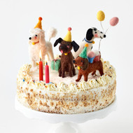 Wooly Party Pup Cake Topper (4 Styles) (HW0225)