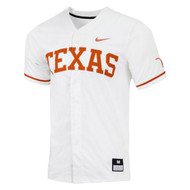 Texas Longhorn Nike White Replica Baseball Jersey (P33290W)