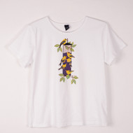 Sabaku Charm of the Goldfinches Short Sleeve T (408WHTSSBT) WHT