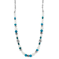 Brighton Pebble Turquoise & Pearl Necklace (JM6323)