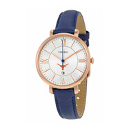 Texas Longhorn Fossil Jacqueline Navy Leather Watch (PR3843)