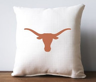 Texas Longhorn Primary Mark Pillow (UT0001)