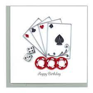 Casino Birthday Quilling Card