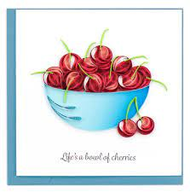 Bowl of Cherries Quilling Card