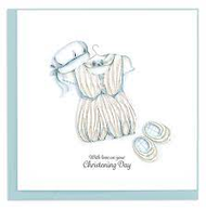 Boys Christening Quilling Card