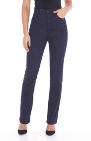 The Peggy straight leg jean features five pockets with zipper front and one button, traditional belt loops and embroidered detail back pockets. This natural fit regular rise features a straight leg. The gently curved shape follows the body's contours. (33 inch inseam - Middle weight -Fabric 250 supreme denim - 76% cotton 22% polyester 2% spandex 9oz denim - Machine Wash - Style#6627250)