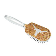 Texas Longhorn Sparkle Hair Brush 