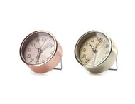 Mini Gold or Copper Alarm Clock (Color Selected at Random) (KIK AC10)