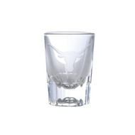 Texas Longhorn Etched Logo Shot Glass (GG2063)