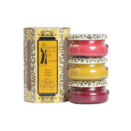 Queen For A Day Gift Set Includes

3-3.4 oz Candles in Intense, Lipstick and Mulberry Moments
All in a Decorative Gift Box Ready For Your Royalty!