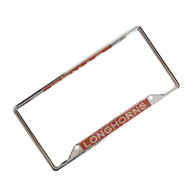 Texas Longhorn Glitter Metal License Plate Frame (SD014)