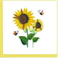Quilling Card-Sunflower