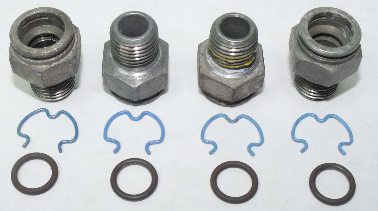 700R44L60E4L80E Transmission Cooler Fittings Kit [Set of 4]