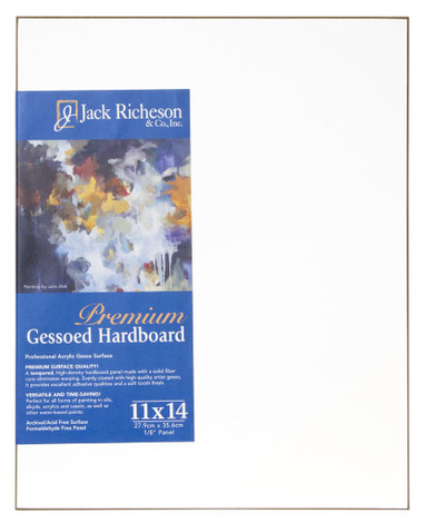 Jack Richeson Richeson Mid Grey Toned Gessoed 1//8 Hardboard 12x16