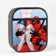 Onyourcases Deadpool and Sexy Harley Quinn Custom Airpods Case Cover Gen 1 Gen 2 Pro