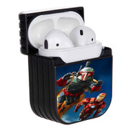 Onyourcases Boba Fett and Iron Man Custom AirPods Case Cover Apple AirPods Gen 1 AirPods Gen 2 AirPods Pro Hard Skin Protective Cover Sublimation Cases