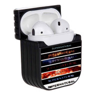 Onyourcases Supernatural Title Custom AirPods Case Cover Apple AirPods Gen 1 AirPods Gen 2 AirPods Pro Hard Skin Protective Cover Sublimation Cases