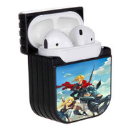 Onyourcases Edward Elric Alphonse Elric Winry Rockbell Fullmetal Alchemist B Custom AirPods Case Cover Apple AirPods Gen 1 AirPods Gen 2 AirPods Pro Hard Skin Protective Cover Sublimation Cases