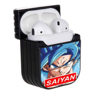 Onyourcases Goku Super Saiyan God Art Custom AirPods Case Cover Apple AirPods Gen 1 AirPods Gen 2 AirPods Pro Hard Skin Protective Cover Sublimation Cases