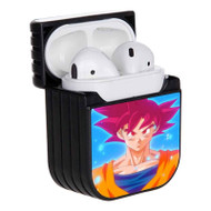 Onyourcases Goku Super Saiyan God Custom AirPods Case Cover Apple AirPods Gen 1 AirPods Gen 2 AirPods Pro Hard Skin Protective Cover Sublimation Cases