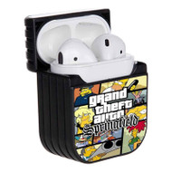 Onyourcases Grand Theft Auto Springfield Simpsons Custom AirPods Case Cover Apple AirPods Gen 1 AirPods Gen 2 AirPods Pro Hard Skin Protective Cover Sublimation Cases