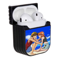 Onyourcases Monkey D Luffy and Nami One Piece Love Custom AirPods Case Cover Apple AirPods Gen 1 AirPods Gen 2 AirPods Pro Hard Skin Protective Cover Sublimation Cases