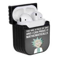 Onyourcases Rick Quotes Rick and Morty Custom AirPods Case Cover Apple AirPods Gen 1 AirPods Gen 2 AirPods Pro Hard Skin Protective Cover Sublimation Cases