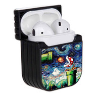 Onyourcases Super Mario Starry Night Custom AirPods Case Cover Apple AirPods Gen 1 AirPods Gen 2 AirPods Pro Hard Skin Protective Cover Sublimation Cases