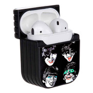 Onyourcases The Beatles Kiss Band Face Custom AirPods Case Cover Apple AirPods Gen 1 AirPods Gen 2 AirPods Pro Hard Skin Protective Cover Sublimation Cases