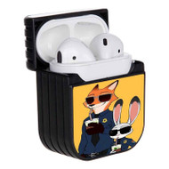 Onyourcases Zootopia Nick and Judy Police Custom AirPods Case Cover Apple AirPods Gen 1 AirPods Gen 2 AirPods Pro Hard Skin Protective Cover Sublimation Cases