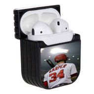 Onyourcases Bryce Harper Washington Nationals Art Custom AirPods Case Cover Awesome Apple AirPods Gen 1 AirPods Gen 2 AirPods Pro Hard Skin Protective Cover Sublimation Cases