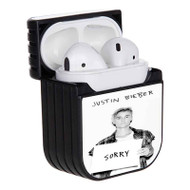 Onyourcases Justin Bieber Sorry Custom AirPods Case Cover Awesome Apple AirPods Gen 1 AirPods Gen 2 AirPods Pro Hard Skin Protective Cover Sublimation Cases