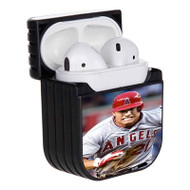 Onyourcases Mike Trout Los Angeles Angels Baseball Run Custom AirPods Case Cover Awesome Apple AirPods Gen 1 AirPods Gen 2 AirPods Pro Hard Skin Protective Cover Sublimation Cases