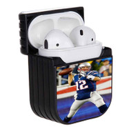 Onyourcases Tom Brady New England Patriots Custom AirPods Case Cover Awesome Apple AirPods Gen 1 AirPods Gen 2 AirPods Pro Hard Skin Protective Cover Sublimation Cases