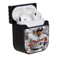 Onyourcases Victor Martinez Detroit Tigers Baseball Player Custom AirPods Case Cover Awesome Apple AirPods Gen 1 AirPods Gen 2 AirPods Pro Hard Skin Protective Cover Sublimation Cases