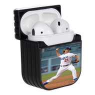 Onyourcases Zack Greinke LA Dodgers Baseball Custom AirPods Case Cover Awesome Apple AirPods Gen 1 AirPods Gen 2 AirPods Pro Hard Skin Protective Cover Sublimation Cases